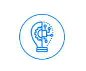 Technology risk management icon