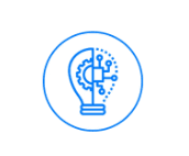 Technology risk management icon